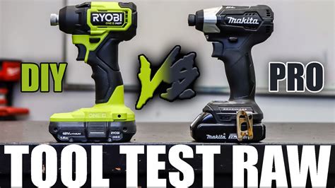 Ryobi One Plus 18 Volt Impact Driver Torture Test 